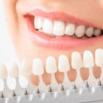 Perfect smile achieved using durable dental crowns at Valencia, CA clinic.